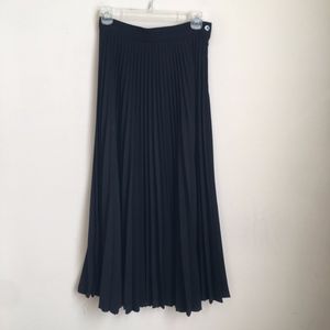 Vintage Liz Claiborne Black Pleated Skirt